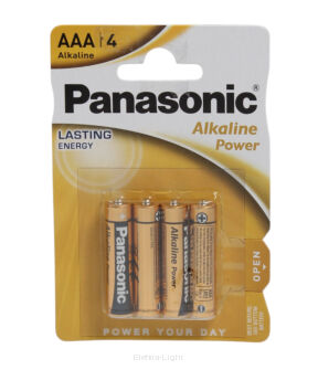 Bateria Panasonic Alkaline Power AAA LR03 Size S 1,5V