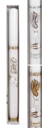 Świeca liturgiczna Chrzest Święty S4809 39,5cm (10340)
