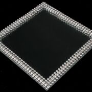 Lusterko podstawka a krylowym wykończeniem SZK-68-00356-21 15x15cm