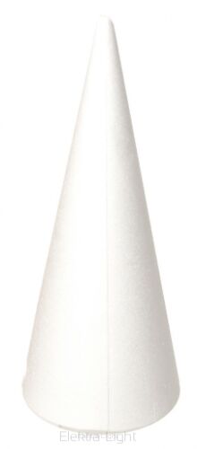 Stożek styropianowy h40cm/śr.17cm 13583