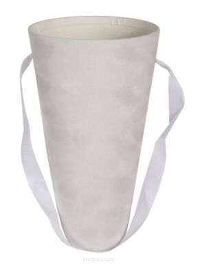 Pudełko welurowe wazon flowerbox W7651/3 śr14,5/8/h25cm