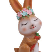 Zajączek ceramiczny z wiankiem na głowie FC/0898 (27067) 11cm