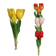 Bukiet tulipanów gumowych x3 CV17690 28cm