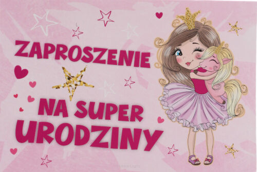 Zaproszenie urodziny dziecięce ARMIN ZA (92046)