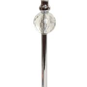 Świecznik dekoracyjny z akrylowymi kamieniami KF137-1 41cm