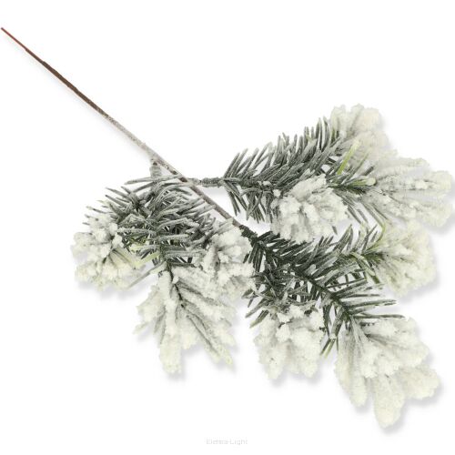 Gałązka świerkowa ośnieżona 35310AKF 33cm