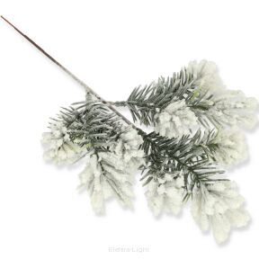 Gałązka świerkowa ośnieżona 35310AKF 33cm