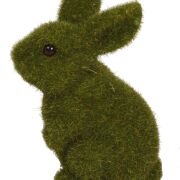 Zając z mchu figurka dekoracyjna SF263 17cm