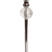 Świecznik dekoracyjny z akrylowymi kamieniami KF136-2 48cm